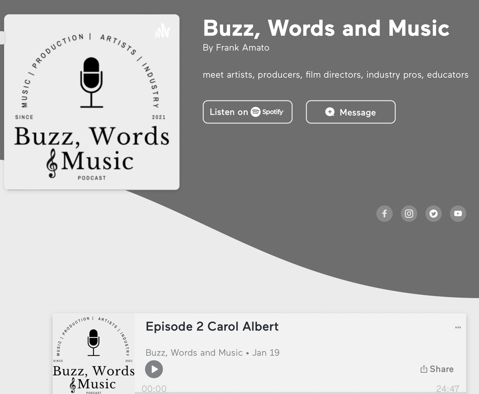 Buzz, Words and Music Podcast