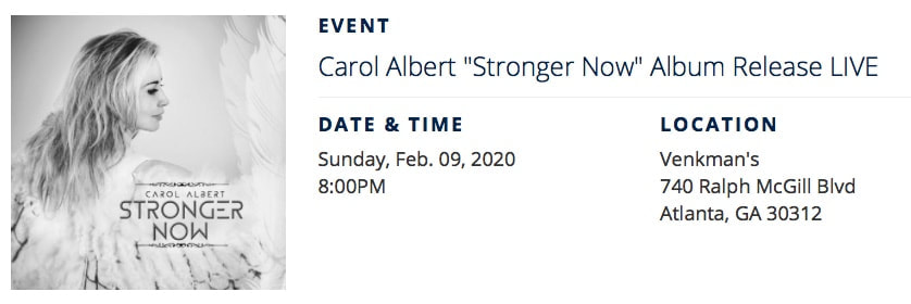 Carol Albert CD Release Show
