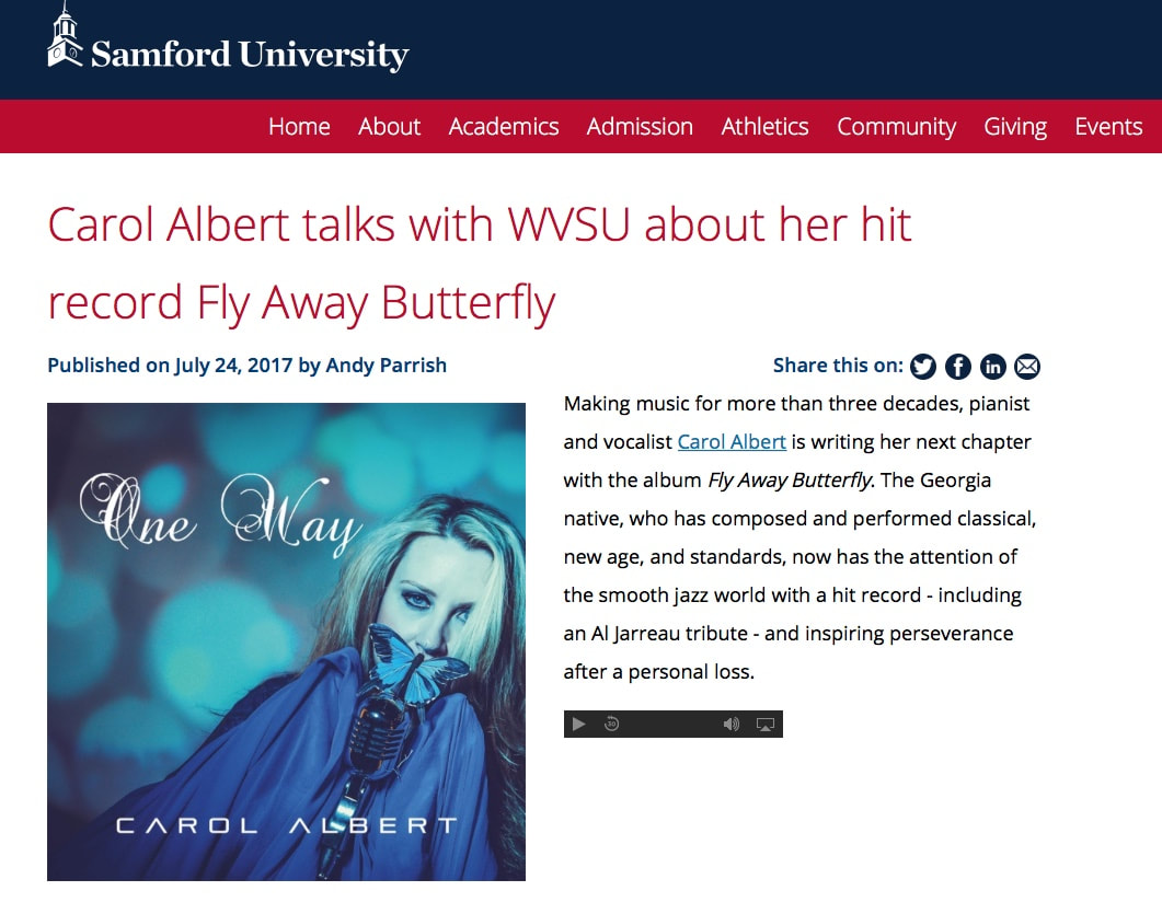 Samford University WVSU Interview